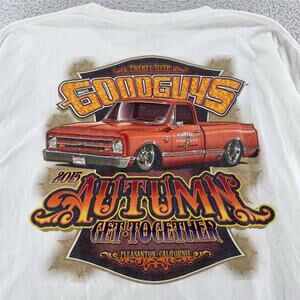 Goodguys Shirt Mens 3XL White 2015 Autumn Get-Together Pleasanton Car Show